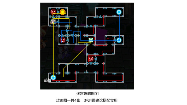 夜与轮回的迷宫第二关路线