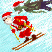 圣诞老人和僵尸的滑雪大战手游app
