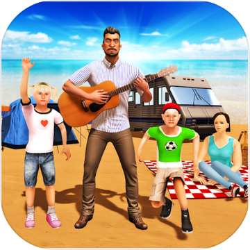 虚拟幸福的家庭：度假野营手游app