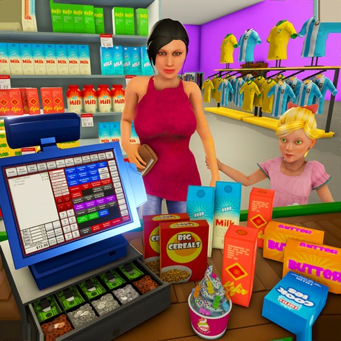 超市杂货店购物游戏3D手游app