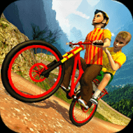 儿童双人越野自行车比赛手游app