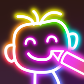 闪亮的荧光涂鸦手游app