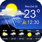 坚果天气预报手机软件app
