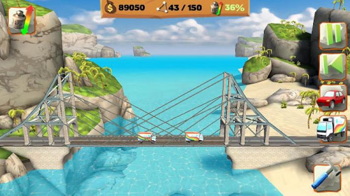 桥梁构造游乐场手游app截图