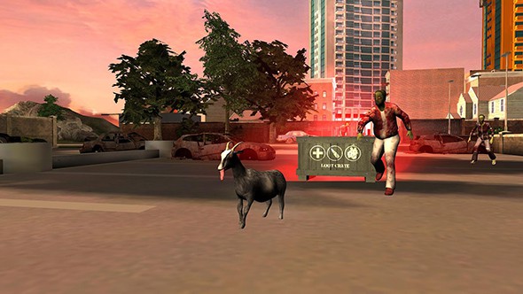  Screenshot of zombie goat mobile game app