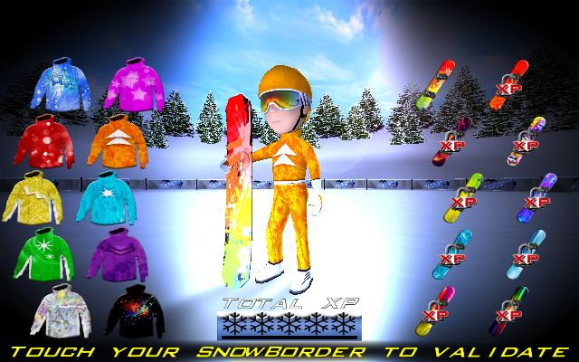 超级滑雪板手游app截图