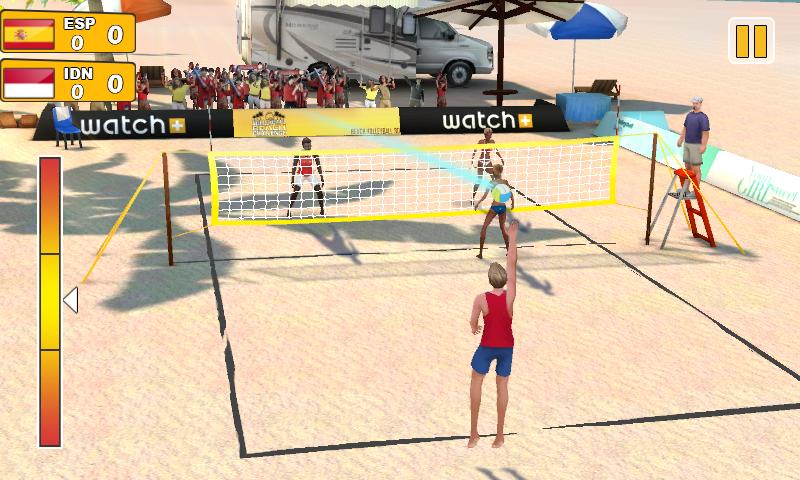 沙滩排球3D手游app截图