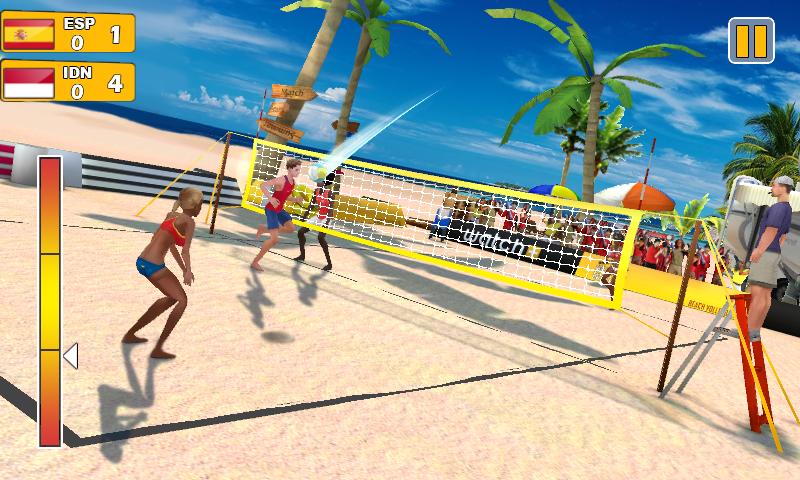 沙滩排球3D手游app截图
