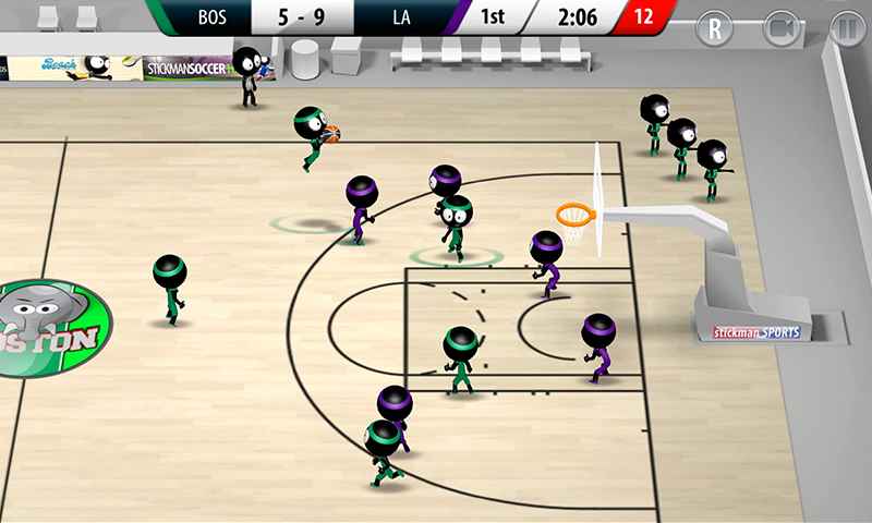 火柴人篮球2017 电脑版手游app截图
