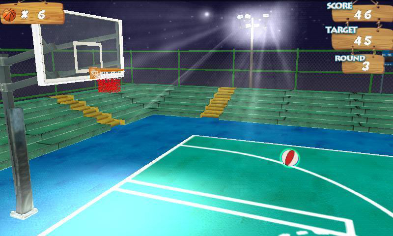 真实篮球3D手游app截图