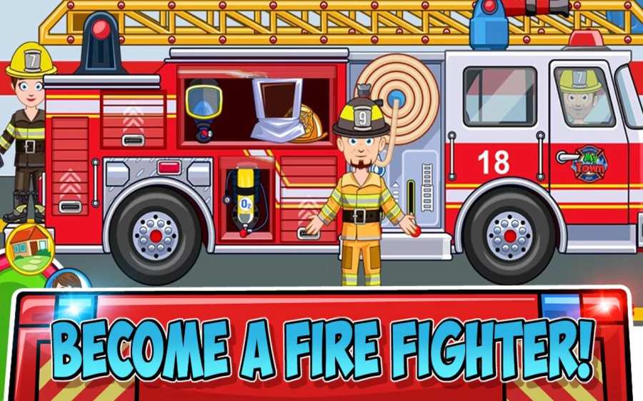 我的小镇：消防站救援手游app截图