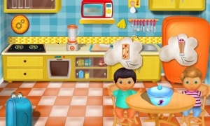 欢乐宝贝做饭厨房手游app截图