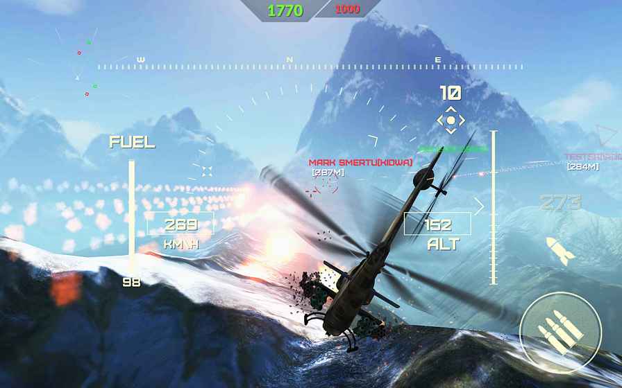 世界级武装直升机手游app截图