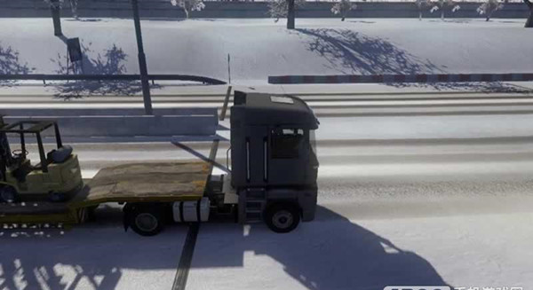 冬季卡车模拟运输手游app截图