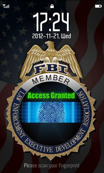 FBI指纹解锁手机软件app截图