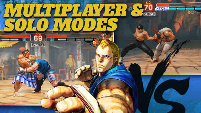  Screenshot of Street Fighter 4 champion mobile game app