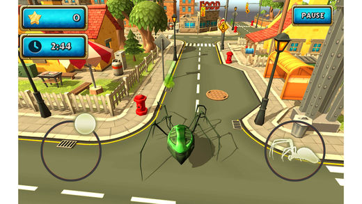 巨型蜘蛛城市攻击模拟3D手游app截图