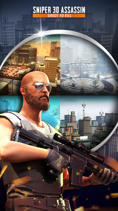 3D狙击刺客：自由猎杀手游app截图