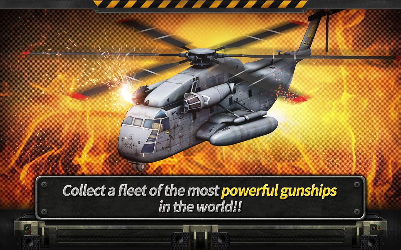炮艇战 3D直升机手游app截图