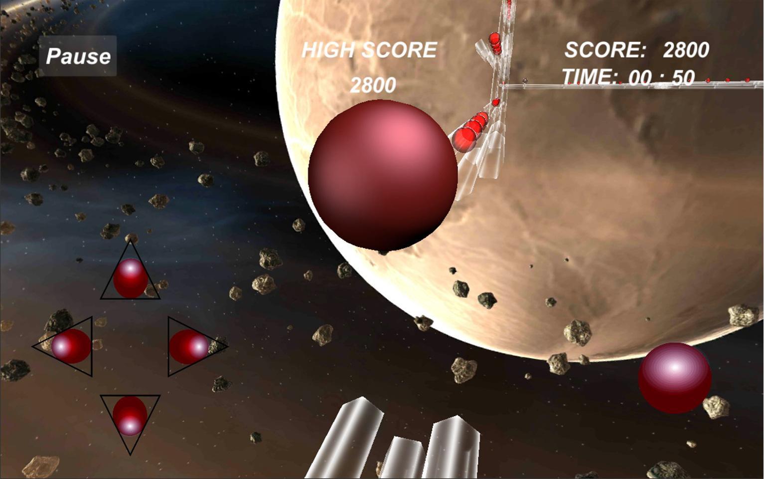 太空滚球3D手游app截图