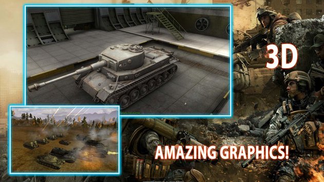 3D坦克战争手游app截图