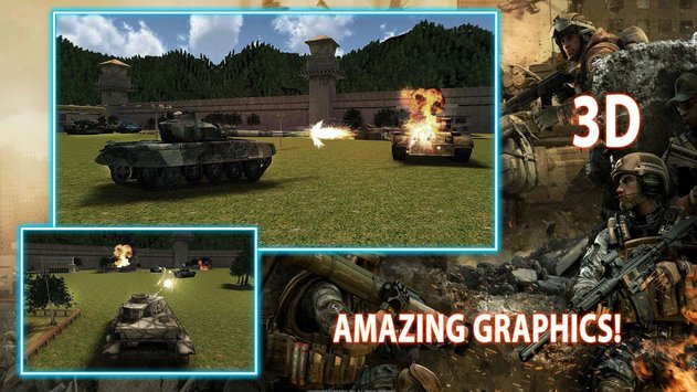 3D坦克战争手游app截图