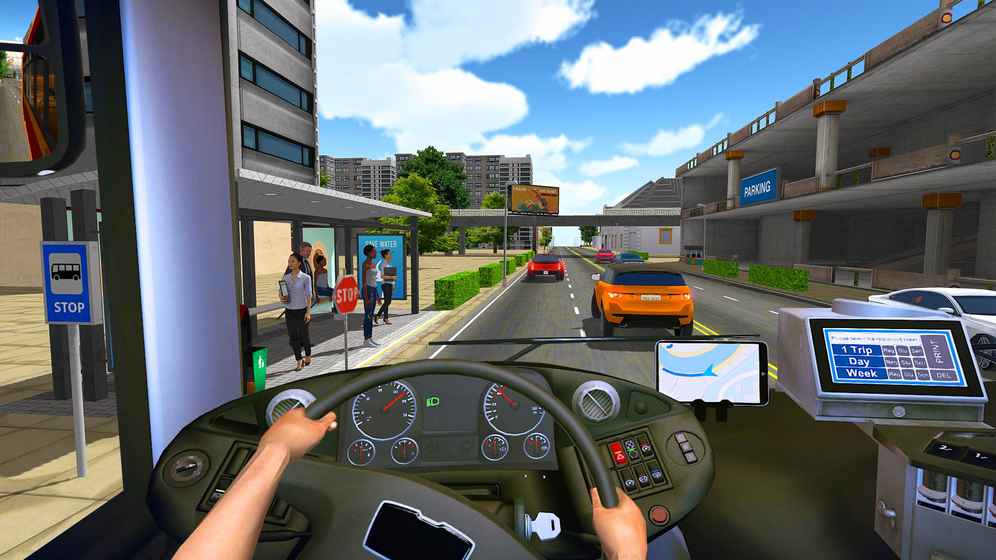 巴士模拟器2018手游app截图