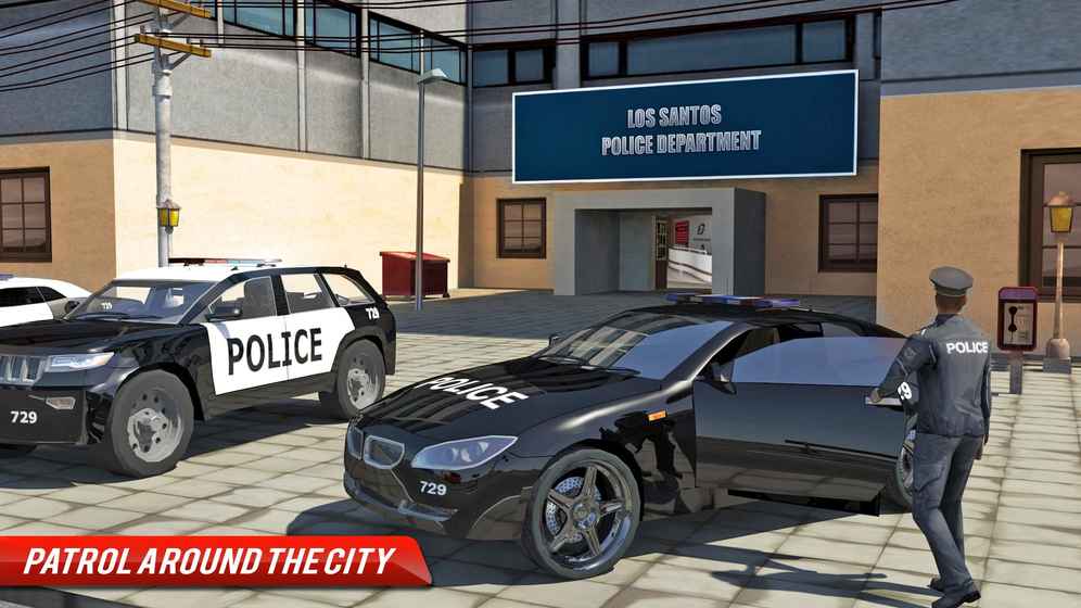犯罪城：警车模拟器手游app截图