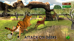 野生虎丛林狩猎3D手游app截图