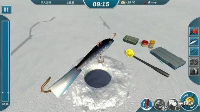 冰湖钓鱼 汉化版手游app截图