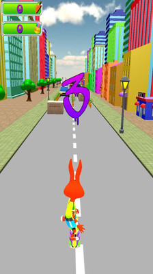 兔子滑板3D酷跑手游app截图