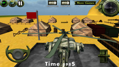 战斗直升机3D飞行手游app截图