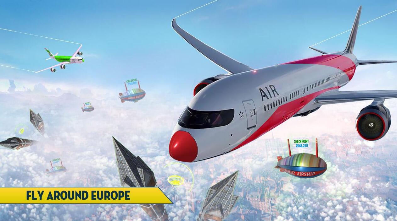欧洲飞行模拟器2018手游app截图