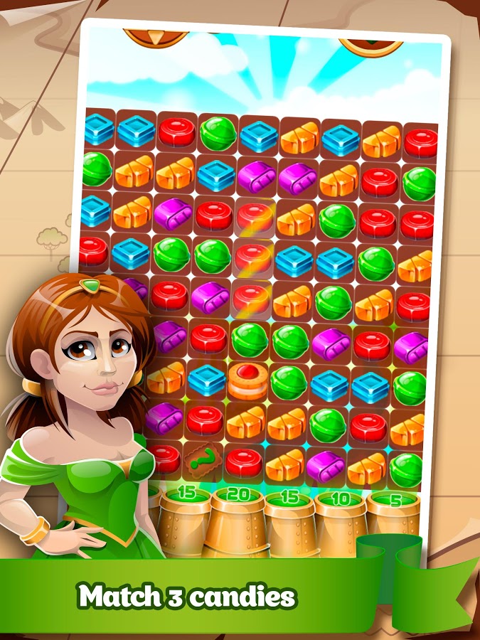 甜蜜王国：糖果匹配3手游app截图