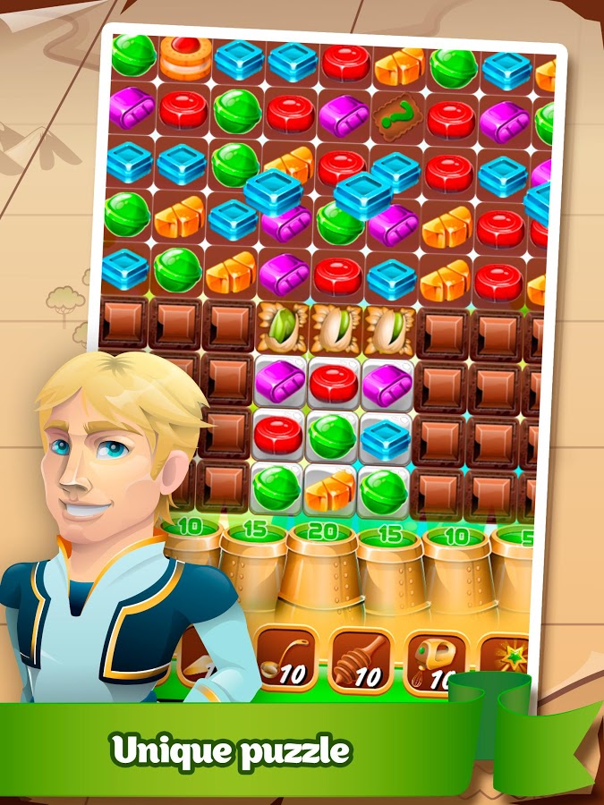 甜蜜王国：糖果匹配3手游app截图