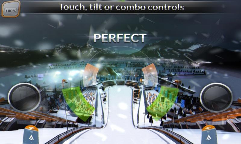 冬季运动跳台滑雪模拟手游app截图