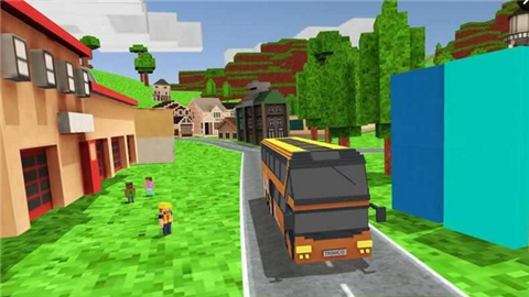 城市像素巴士模拟驾驶手游app截图