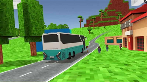 城市像素巴士模拟驾驶手游app截图