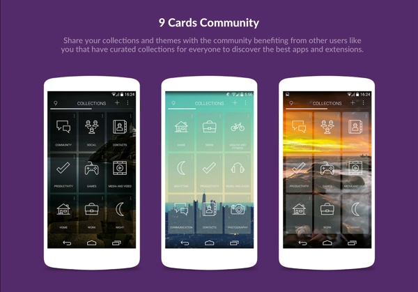 9 Cards Home Launcher手机软件app截图