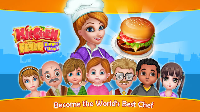厨房热汉堡店手游app截图