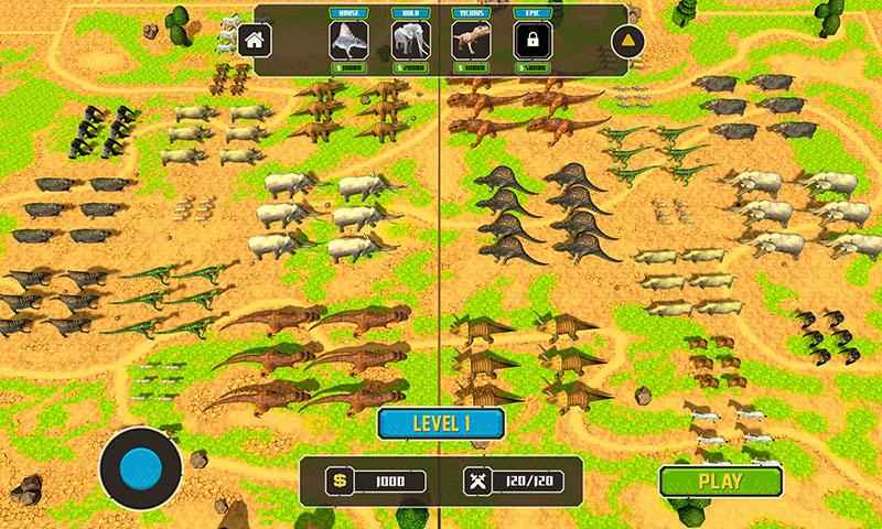 野生动物王国保卫战模拟器2018手游app截图