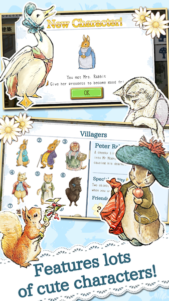 彼得兔：小小村落的遗失物手游app截图