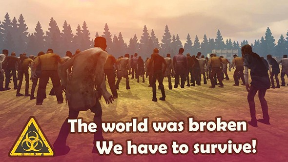  Zombies in desperate situation: screenshot of mobile survival game app