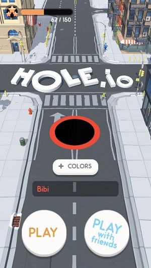 黑洞吞噬城市Hole.io 手机版手游app截图