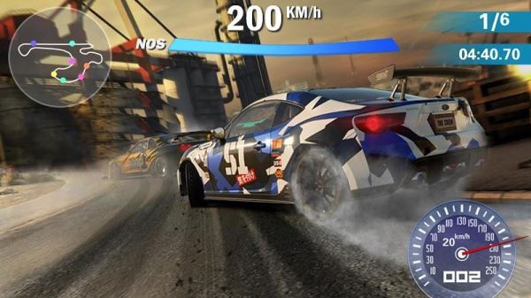 疯狂的赛车3D手游app截图
