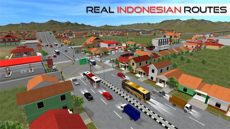 印尼巴士模拟器手游app截图