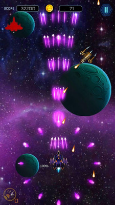 太空射击：银河入侵者手游app截图