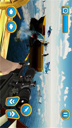 鲸鲨猎人：木筏求生手游app截图