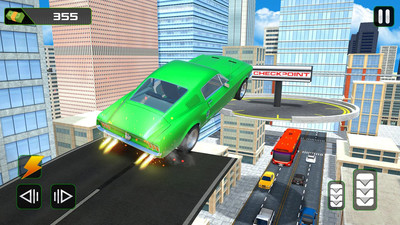 疯狂汽车：空中驾驶手游app截图
