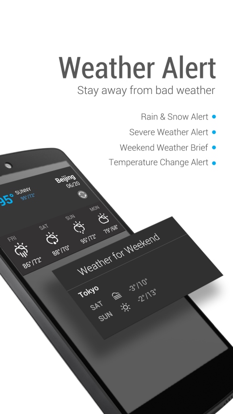 琥珀天气手机软件app截图